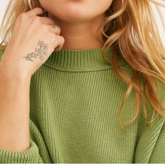 Free People Easy Street Tunic in Julep Green - Picture 4 of 5